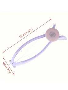 1pc Painless Facial Hair Remover, Spring-Loaded Waxing Tool For Cheeks, Eyebrows And Chin, Portable DIY Beauty Tool, Non-Waterproof, Low Allergenicity, Dedicated For Face - MultiWarna - View 7