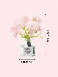 Bộ khuếch tán hương thơm mini gắn cửa gió điều hòa ô tô - Hoa nhân tạo trang trí thanh lịch, cánh hoa mềm mại và tự nhiên, tô điểm thêm vẻ nữ tính cho xe của bạn. Kẹp cửa gió thời trang tích hợp bộ khuếch tán, phụ kiện ô tô sành điệu với chức năng tạo hương thơm. - Đồ trang trí bình hoa nhân tạo - Xem 8