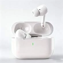 2025 New Wireless Earbuds, Bluetooth 5.3 In-Ear Headphones, Powerful Bass, Extra-Long Battery Life, With Microphone, Suitable For Laptops, Tablets, Smartphones, Fitness Activities. Christmas/Gift/New Year Gift - White - View 1