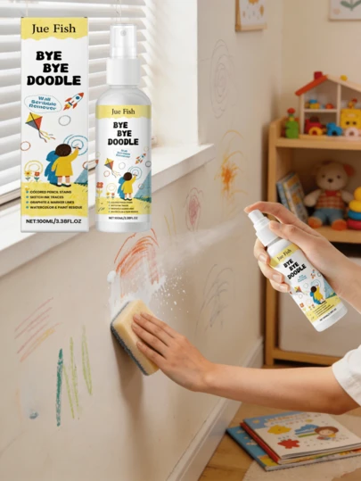 100มล. น้ำยาทำความสะอาดกราฟฟิตีบนผนัง - ทำความสะอาดง่าย, ขจัดคราบสกปรกบนผนังได้อย่างมีประสิทธิภาพ, ไม่มีรอยน้ำหรือความเสียหายต่อผนัง, อเนกประสงค์สำหรับสีลาเท็กซ์, ผนังสีขาว, ฯลฯ (บรรจุภัณฑ์ผลิตภัณฑ์ได้รับการอัปเกรด, รุ่นใหม่และเก่ามีส่วนผสมและฟังก์ชันที่สอดคล้องกัน, จัดส่งแบบสุ่มของรุ่นใหม่และเก่า)