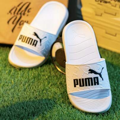  Puma Popcat Slide 20 Sandals, Fashionable Retro Lightweight And Comfortable Slip-On Beach Slippers, Unisex