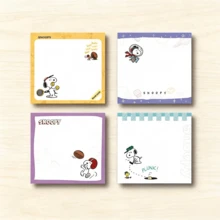 1pc Cute Snoopy Elegant And Noble Purple High Beauty Convenience Sticker Strong Adhesive Tearable Message Book Daily Practical Marking Sticker, Perfect Small Gift For Fans, Family And Friends, Valentine's Day Gift, New Year's Gift, Valentine's Day Gift, Easter Gift[Stochastic Style] - Multicolor - View 3