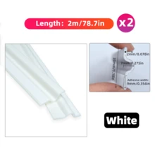 Universal Sliding Window Seal Strip, Windproof, Insulation And Noise Reduction, Self-adhesive With Strong Stickiness, Wrapped With Durable Nylon Cloth, No Need To Disassemble, Directly Paste To The Side-moving Doors And Windows For Sealing - White - View 9