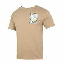 Camiseta de manga corta con cuello redondo holgado y estampado del logotipo Dopamine de PUMA, unisex, marrón - Marrón - Ver 2