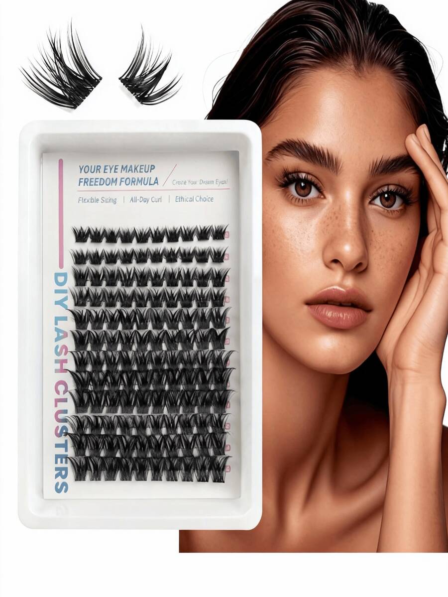 Bộ nối mi Eid Mubarak, nhiều màu từ 9-16mm, siêu dày và mềm mại, tạo vẻ tự nhiên, mi giả có thể tái sử dụng, phù hợp cho sử dụng hàng ngày, đám cưới và tiệc tùng. - Nhiều màu - Xem 1