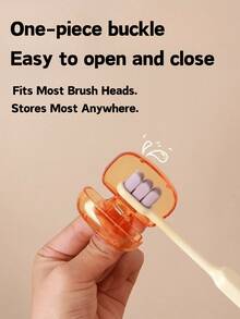 4pcs Portable Toothbrush Cover Case For Travel & Home | Essential Bathroom Accessories Set - Compact Dustproof & Hygienic Toothbrush Protector Cap, Fits Electric & Manual Brush Heads. Lightweight Holder For Suitcase, Gym Bag, Cruise & Camping Trips | Travel Essential & Dorm Room Essentials College, Perfect As Valentine's Day Gift, Wedding Or Room Stuff For Bathroom Decor & Organization. - Nhiều màu - Xem 6