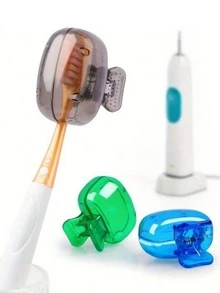 4pcs Portable Toothbrush Cover Case For Travel & Home | Essential Bathroom Accessories Set - Compact Dustproof & Hygienic Toothbrush Protector Cap, Fits Electric & Manual Brush Heads. Lightweight Holder For Suitcase, Gym Bag, Cruise & Camping Trips | Travel Essential & Dorm Room Essentials College, Perfect As Valentine's Day Gift, Wedding Or Room Stuff For Bathroom Decor & Organization. - Nhiều màu - Xem 10