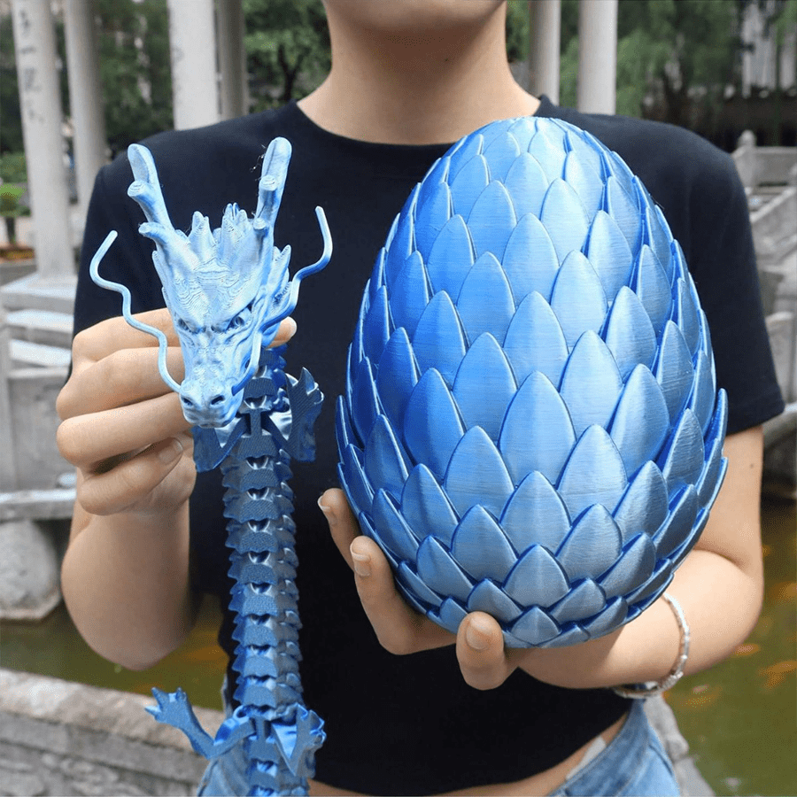 2pcs 3D Printed Giant 18cm Dragon Scale Eggs + 60cm Large Dragon Decor, Ideal Decorative Gift And Home Accents. This Lotus Dragon Scale Egg Set Serves As Both Decor And Ornament, Also Perfect Colorful Decoration For Parties And Gatherings, And An Ideal Gift For Valentine's Day, Birthday, New Year, And Thanksgiving. This Imposing Dragon Decor Features Eye-Catching Scales.