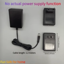 (Simulated DC Power Supply) Household Fun Safe Box, Dual Protection For Storage And Anti-Theft, Suitable For Cash And Valuables - Heavy Duty Plastic Safe Box For Home (No Actual Power Function) - Black - View 4