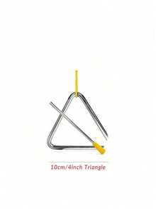 木制奥尔夫乐器玩具收纳袋，音乐启蒙打击乐器，铃铛，木制沙锤，三角铁，手鼓等。 - 彩色 - 查看 6