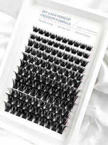 Bộ nối mi Eid Mubarak, nhiều màu từ 9-16mm, siêu dày và mềm mại, tạo vẻ tự nhiên, mi giả có thể tái sử dụng, phù hợp cho sử dụng hàng ngày, đám cưới và tiệc tùng. - Nhiều màu - Xem 2