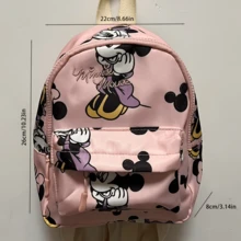 米妮黛西印花迷你背包，时尚粉色日用背包，时尚实用日常背包，实用旅行配件，成人、青少年和学生礼物，小巧单肩包 - 彩色 - 查看 6