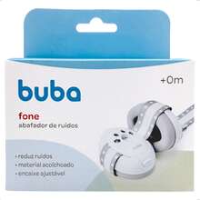 Fone Ouvido Abafador Barulho Ruído TEA Transtorno Espectro Autista Acolchoado Macio Ajustável Buba - Branco - Visão 9