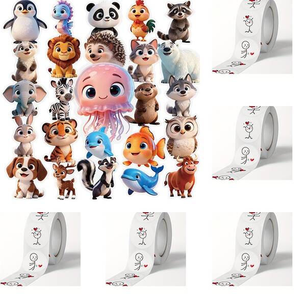 1个传统火柴人偶，附带心形贴纸，表达爱意，自粘标签，是情人节情侣的完美礼物，也是复活节的甜蜜惊喜。