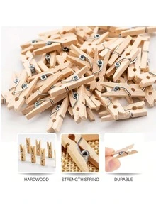 Mini Wooden Clothespins, Small Wooden Clothespins, Clothespins, Handmade DIY Project Clothespins