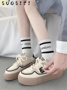 全新女用防滑平底休閒運動鞋