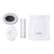 Fone Ouvido Abafador Barulho Ruído TEA Transtorno Espectro Autista Acolchoado Macio Ajustável Buba - Branco - Visão 5