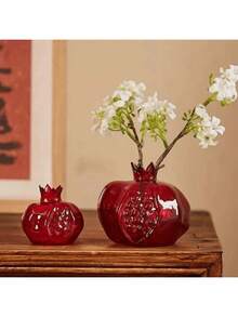 1个优质玻璃石榴花瓶，桌面装饰，花架，水培花盆，适用于家居、餐厅、门厅，是生日、毕业等场合的理想礼物，也是送给女士、母亲、朋友、女友和男友的完美之选。非常适合作为生日、婚礼、周年纪念日、情人节、感恩节和新年惊喜礼物。这款花瓶近乎完美。 - A - 查看 2