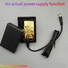 (Simulated DC Power Supply) Household Fun Safe Box, Dual Protection For Storage And Anti-Theft, Suitable For Cash And Valuables - Heavy Duty Plastic Safe Box For Home (No Actual Power Function) - Black - View 2