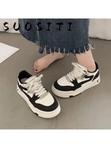 女式運動黑色戶外滑板鞋 - 黑色 - 查看 4