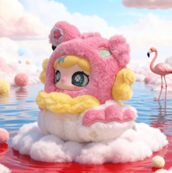 Miniso LULUMI Serie Nube Plush Caja Ciega, Estilo Acogedor, Digno de Exhibición, Amigo para Abrazar, Compañero de Escritorio