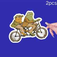 Frog & Toad Stickers, Notebook Stickers, Water Bottle Stickers, Suitable For Various Surfaces Such As Laptops, Water Bottles, Bicycles, Cars, Etc. - Multicolor - View 12
