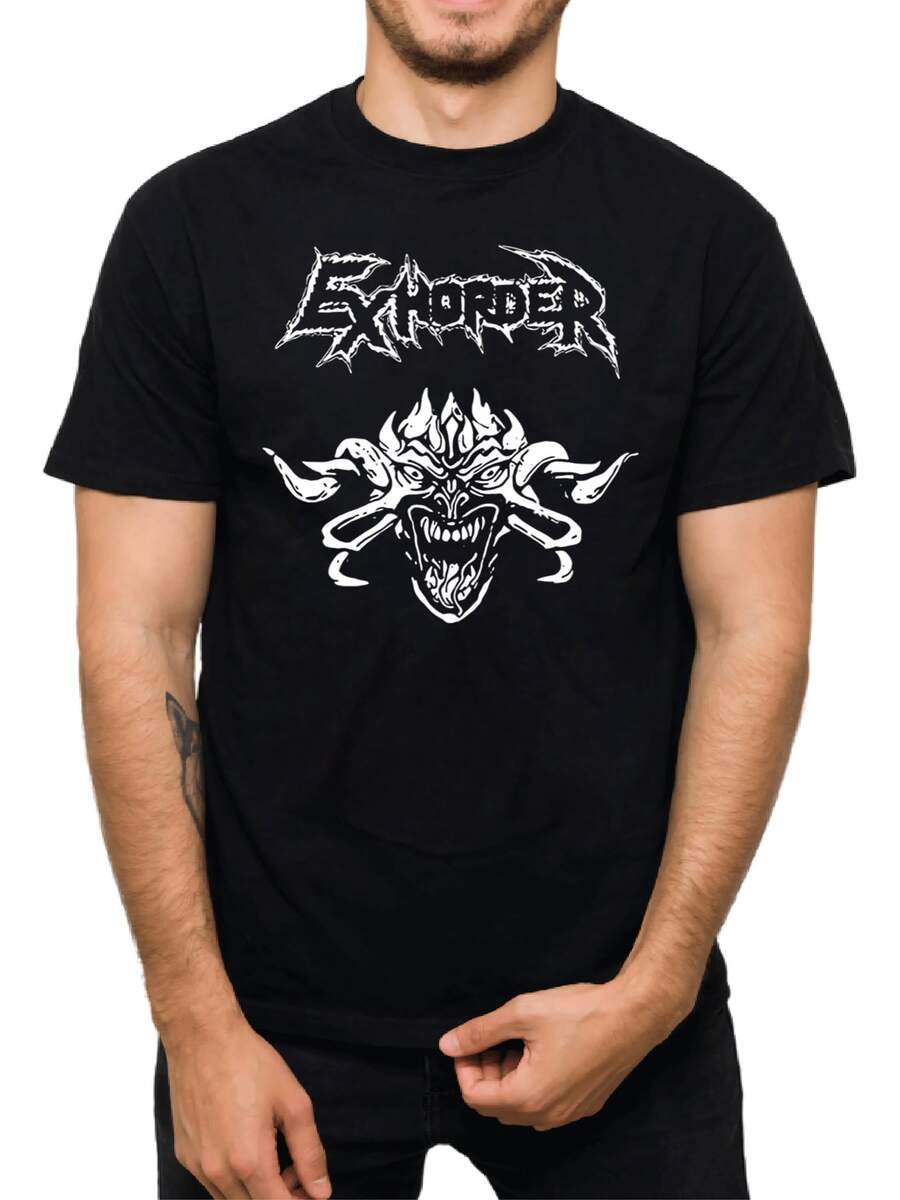Camiseta de hombre 100% algodón negra con estampado gráfico artístico de alta calidad, diseño moderno y cómodo para uso diario casual y estilo urbano - Negro - Ver 1
