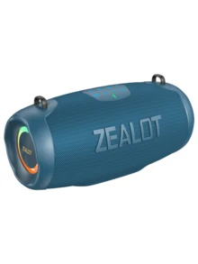 ZEALOT P15 50W 大功率无线音箱，便携式户外设计，防水，5 个扬声器，RGB 灯光，支持 SD 卡/USB/AUX 输入，支持菊花链连接，支持免提通话，兼容手机/平板电脑/电视/电脑，适合户外派对、家庭聚会、海滩派对等场合。 - 均碼 - 查看 13