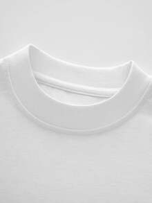 Vintage Streetwear 220g T Shirt 1pcs Retro Graphic 100% Cotton Y2K Swag Men Clothes, Double Sided Star And Flame Graphic TShirt, Cosmic Style Digital Printed T Shirt Gifts For Men - White - View 5