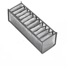 1pc 7/11 Drawer Style Underwear Storage Box, Foldable Sock Organizer Box With 7/11 Drawer Dividers, Suitable For Home, Dorm And Bedroom Storage, Bedroom Decor - Multicolor - View 10