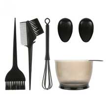 5pcs Hair Dye Bowl, Brush, Comb Set, Salon Hair Coloring Styling DIY Tools Accessories - Multicolor - View 2