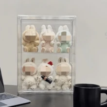 1个多用途透明亚克力收纳盒 - 防尘展示盒，适用于模型、工具和书籍 | 透明整理盒、产品展示架、包包及配件收纳、玩具收纳、鞋子收纳、化妆品收纳 - 彩色 - 查看 13