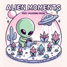 GDTME 1本创意“外星人”涂色书，24页厚纸，尺寸7.87*7.87英寸，适合初学者绘画、办公室放松、亲子互动、送礼，是节日派对、音乐节、婚礼季、办公及学校用品的理想之选。 - 284 - 查看 9