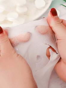 100/50/30/15pcs Portable Compressed Facial Cleansing Paper - Beauty Salon Grade Non-Woven Compressed - Multicolor - View 8