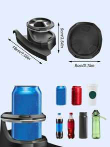 适用于JL和JT（2018-2025）的定制杯架 - 高强度ABS材质车门安装支架，带锁环，无需钻孔安装，可放置水瓶和易拉罐，左右通用，越野适用 - 車窗水杯架 - 查看 10