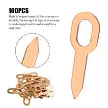 100 Piezas Rectos De Cobre Para Soldar Spotter Autos Cobre - A - Ver 8