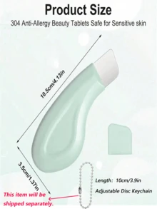 Manual Blackhead Remover, Blackhead Removal Tool, Blackhead Removal Scraper, Deep Pore Cleaner Spatula, Blackhead Extractor, Acne Removal, Skin Cleansing Tool, Beauty Care, Salon Use, Pore Cleaner Manual Extractor,The Best Valentine's Day Gift For Women,Room Decor,Travel Essential - Multicolor - View 12