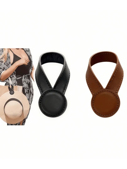 Wall Mounted Hat Rack - Durable, Portable, Hands-Free Hat Storage Rack, Available In Coffee And Black, Minimalist And Fashionable Design, Can Also Hold Wallets And Handbags, Hat Hooks, Travel Accessories, Modern Decor, Smooth Surface, Multifunctional Accessory, Ideal For Travel Enthusiasts