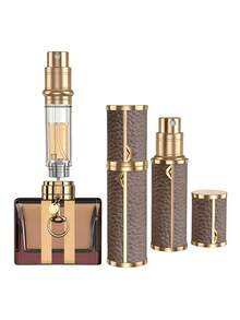 1 pieza Atomizador mini portátil lujoso y elegante, con diseño de llenado por la parte inferior, botella de spray de perfume recargable, botella de perfume de viaje recargable, tus necesidades de viaje y negocios - Multicolor - Ver 1