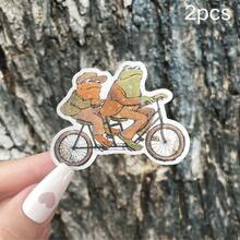 Frog & Toad Stickers, Notebook Stickers, Water Bottle Stickers, Suitable For Various Surfaces Such As Laptops, Water Bottles, Bicycles, Cars, Etc. - Multicolor - View 13