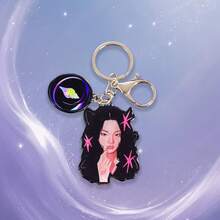 Katseye 钥匙扣，Sophia，Lara，Chanelle，Daniela，Yoonchae，Manon，新专辑及歌曲，KPOP 粉丝周边，亚克力 2D 钥匙扣，演唱会应援灯周边，圣诞礼物，小礼物，收藏品 - 彩色 - 查看 8