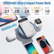 Power Bank - สีขาว - ดู 4
