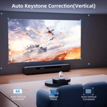 XBJ Brand New Portable 4K Mini Projector. Android Smart System For Outdoor Use. This Projector Uses The A3200 Chip And Has A European Standard Plug. Bluetooth 5.2 And Automatic Keystone Correction/Manual Focus Provide A Cinematic Experience At Home. Ideal For Creating Scenes At Home, In The Office, Outdoors, On The Patio, In A Camper Van, Or In The Park. Projecting From Your Smartphone Is Incredibly Easy. A Great Gift Idea For Halloween, Christmas, And Back To School. No Screen Required. (Remote Control Included) - Phích cắm loại C của EU (220-240V) - Xem 4