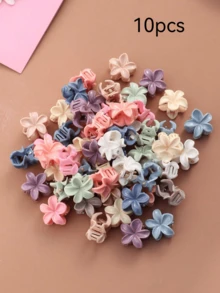 10/20 piezas Vintage Morandi Plumeria Pasadores de Pelo, Pequeños Pasadores de Pelo con Flores Coloridas para Coleta, Adecuados para Maquillaje Diario, Actuaciones en Escenario, Actividades al Aire Libre, Incluye Bolsa de Almacenamiento Accesorios de Moda para el Cabello Elegantes Pinzas de Pelo Mujer Clip de Pelo Casual Elegante Clip de Garra Atuendos de Verano, Viaje, Cumpleaños - Multicolor - Ver 4