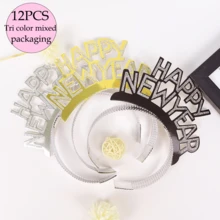 6pcs/Set Women's Fashionable Elegant Shiny Hair Scrunchies, Suitable For Parties, Outdoor Use, Recommended As Gift Hair Accessories, Hair Bands, New Year Gift, Photo Props - Multicolor - View 10