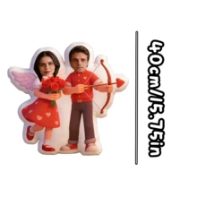 定制照片抱枕 - 个性化头像，趣味设计，柔软枕头，适合情人节、圣诞节、新年、父亲节、母亲节、万圣节、平安夜、感恩节、复活节、愚人节、狂欢节、独立日等节日。 - 彩色 - 查看 13