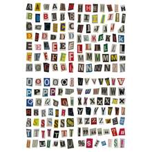 181 Pieces Of Retro Alphabet Stickers, Suitable For Scrapbooks, Journals, Planners - Includes 4 Sheets Of A-Z Uppercase And Lowercase Alphabet Stickers, Matte Paper/Decorative DIY Craft Materials, Durable Irregular Cut Design, Specially Designed For Scrapbook And Planner Decoration - 4 張 - 查看 4