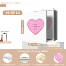 1张学校辅导员办公室海报，上面写着“治疗师做让你快乐的事情”。励志名言艺术，积极肯定心理健康，鼓舞人心的帆布墙画，时髦女孩艺术，励志名言艺术，家居装饰，帆布挂画。 - 彩色 - 查看 16