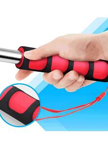 1.2m Retractable Stainless Steel Guiding Flag Pole, Retractable Teaching Whip, Teaching Rod, Outdoor Retractable Pole