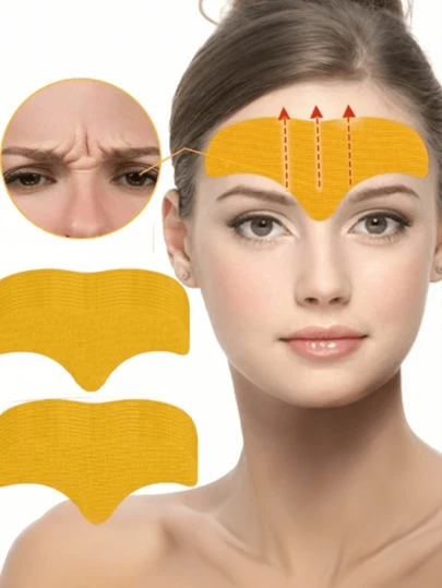 Plåster mot rynkor i pannan, alkoholfri lösning för uppstramande hud för slät och ungdomlig hud, lämplig för alla hudtyper, vuxenvård, anti-aging ansiktsklistermärke för att lyfta och utjämna pannan, hudvårdsverktyg, ansiktsvård, hudvårdsprodukter, massage, ansiktsmassageverktyg, ansiktsrulle